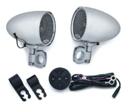 Kuryakyn Road Thunder Speaker Pods And Bluetooth Audio Controller By MTX -Motorcycle Equip Shop kuryakyn road thunder speaker pods and bluetooth audio controllerby mtx 3