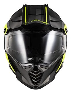 LS2 Blaze Elevation Helmet 11 LS2 Blaze Elevation Helmet -Motorcycle Equip Shop ls2 blaze elevation helmet matte black hi viz yellow 4
