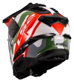 LS2 Explorer Camo X Helmet -Motorcycle Equip Shop ls2 explorer camo x helmet gloss red white 2