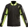 Merlin Rainwear Jacket (SM Only) -Motorcycle Equip Shop merlin rainwear jacket black fluo yellow