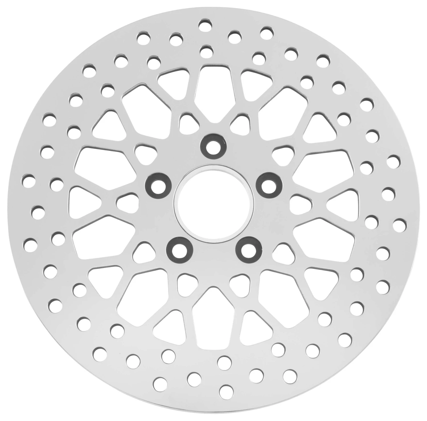 Milwaukee Twins 11.5 Mesh Front Brake Rotor For Harley 2000-2014 3 Milwaukee Twins 11.5 Mesh Front Brake Rotor For Harley 2000-2014