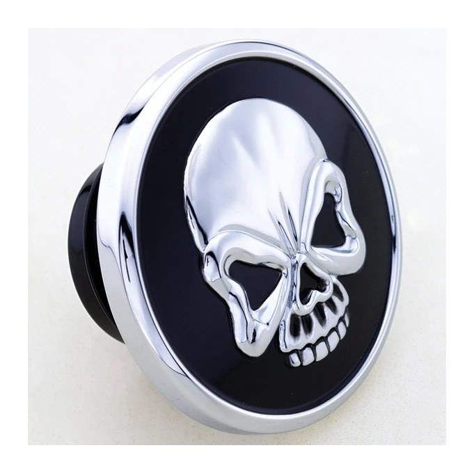 Milwaukee Twins Skull Vented Gas Cap For Harley 1984-1996 3 Milwaukee Twins Skull Vented Gas Cap For Harley 1984-1996
