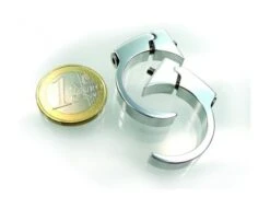 Motogadget Motoscope Mini Handlebar Clip Kit -Motorcycle Equip Shop motogadget motoscope mini handle bar clip kit polished