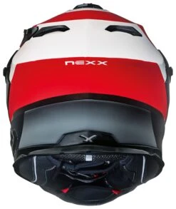 Nexx X.WED2 Duna Helmet -Motorcycle Equip Shop nexx helmets x wed2 duna white red 3
