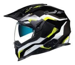 Nexx X.WED2 Columbus Helmet -Motorcycle Equip Shop nexx xwed2 columbus helmet grey hi viz yellow black 2