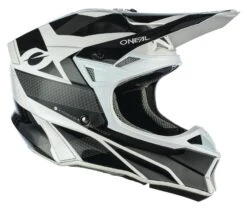 O'Neal 10 Series Compact Helmet -Motorcycle Equip Shop o neal10 series compact helmet black white 1