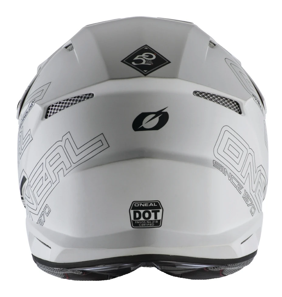 O'Neal 3 Series Flat Helmet Matte White / XL [Open Box] - Image 4
