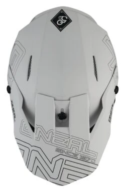 O'Neal 3 Series Flat Helmet Matte White / XL [Open Box] -Motorcycle Equip Shop o neal3 series flat helmet matte white xl open box matte white 4