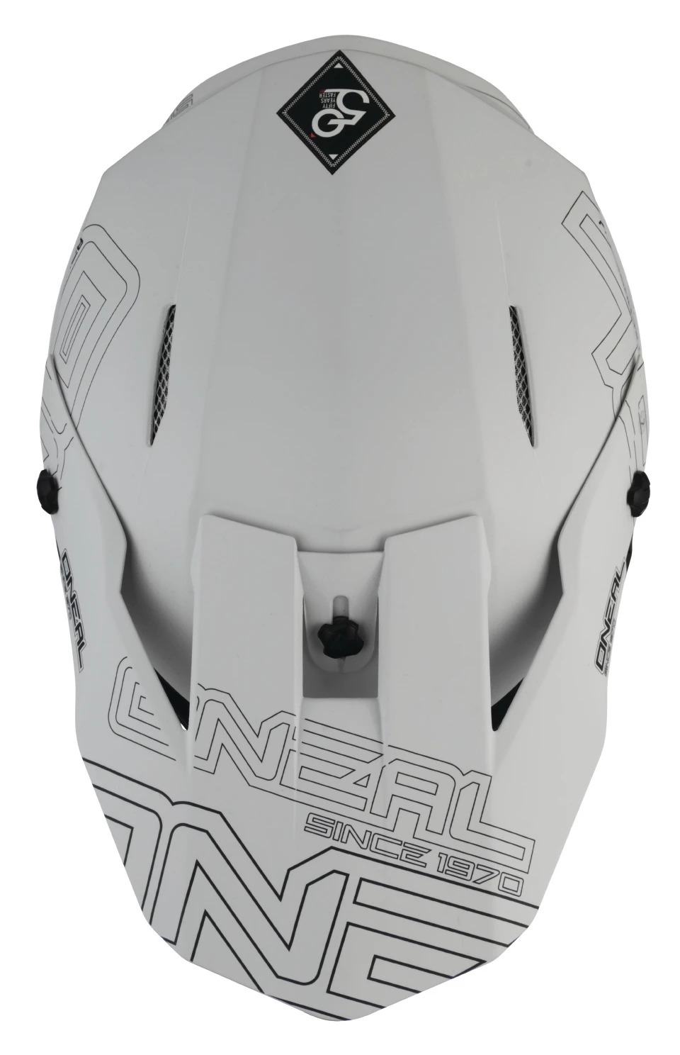 O'Neal 3 Series Flat Helmet Matte White / XL [Open Box] - Image 5