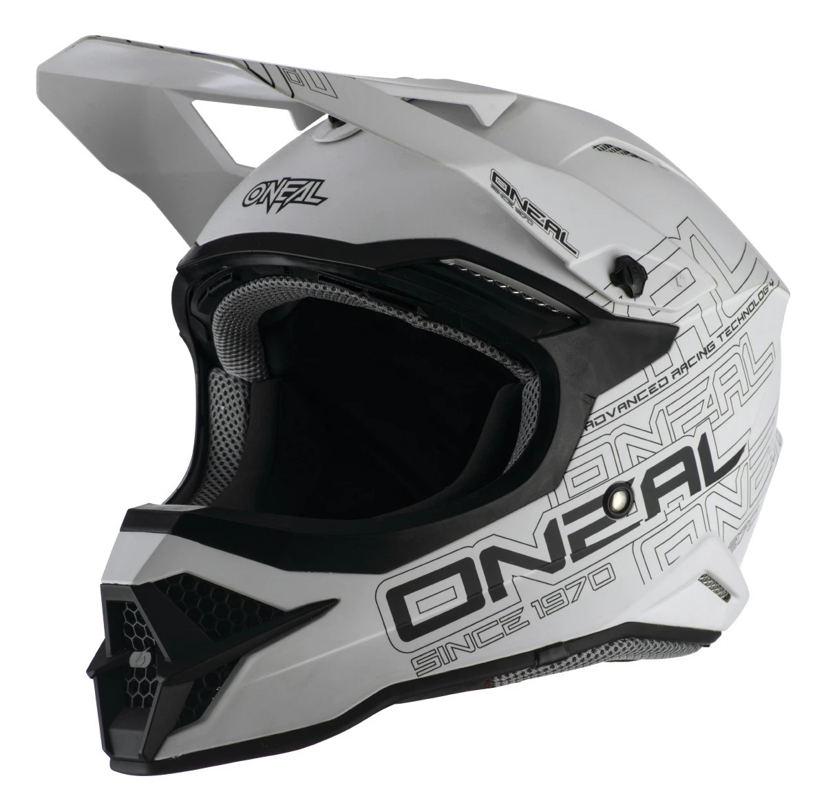 O'Neal 3 Series Flat Helmet Matte White / XL [Open Box]