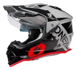 O'Neal Sierra II Helmet -Motorcycle Equip Shop o neal sierra ii helmet grey black red 1