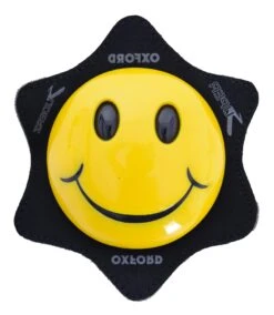 Oxford Smiler Knee Sliders -Motorcycle Equip Shop oxford smiler knee sliders white 2