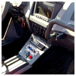 PCI Race Radio Intersom Console Bracket Polaris RZR Pro XP / Pro XP 4 2020-2023 -Motorcycle Equip Shop pci race radios polaris rzr xp pro console bracket 3