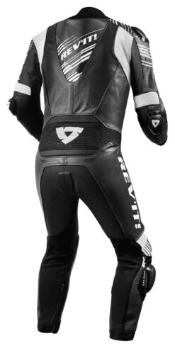 REV'IT! Apex Race Suit -Motorcycle Equip Shop revit one piece suit apex black white 1