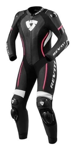 REV'IT! Xena 3 Women's Race Suit -Motorcycle Equip Shop revit xena3 womens race suit black pink