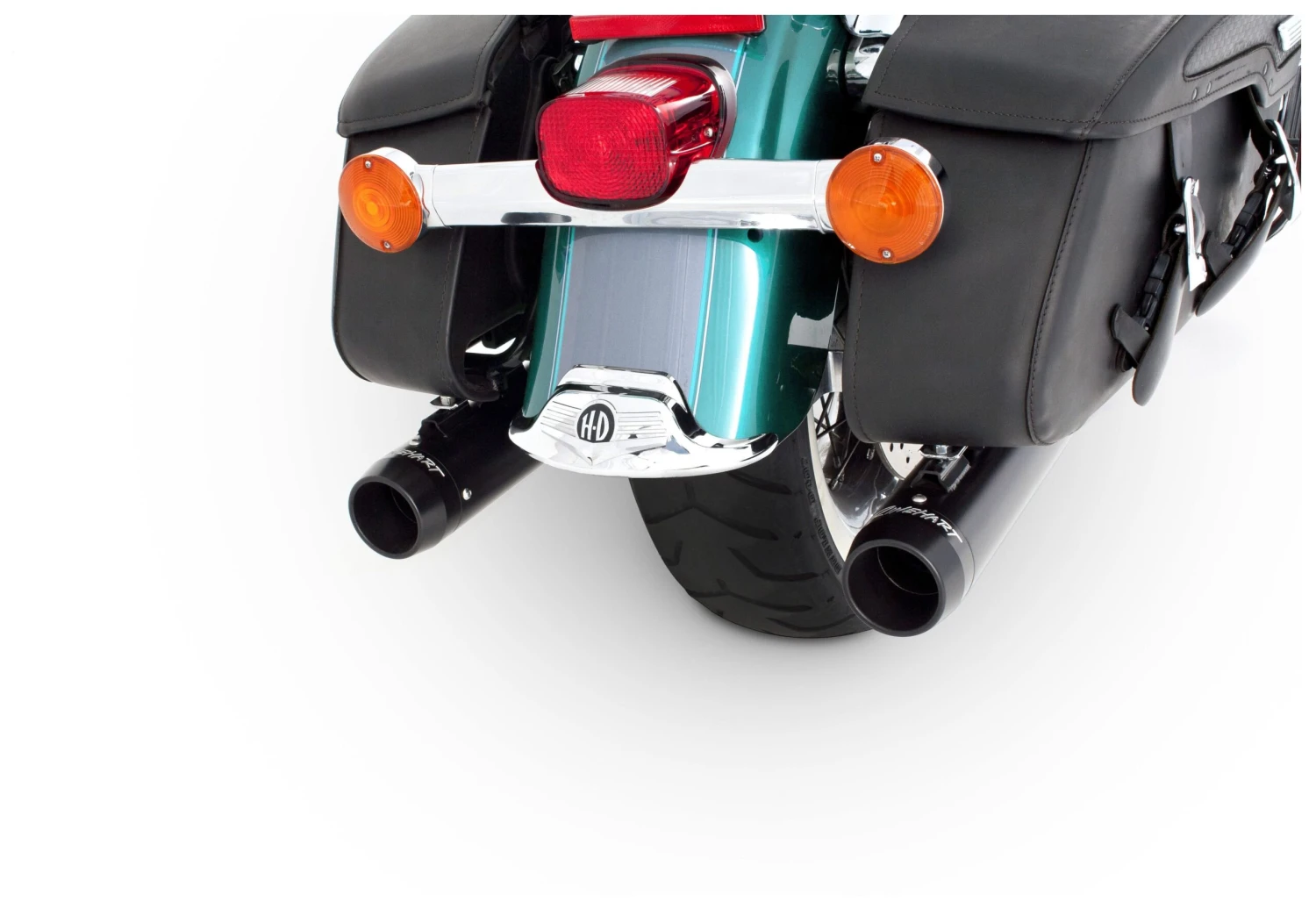 Rinehart 3 1/2" True Duals Exhaust For Harley Touring 1995-2008 8 Rinehart 3 1/2" True Duals Exhaust For Harley Touring 1995-2008 - Image 6