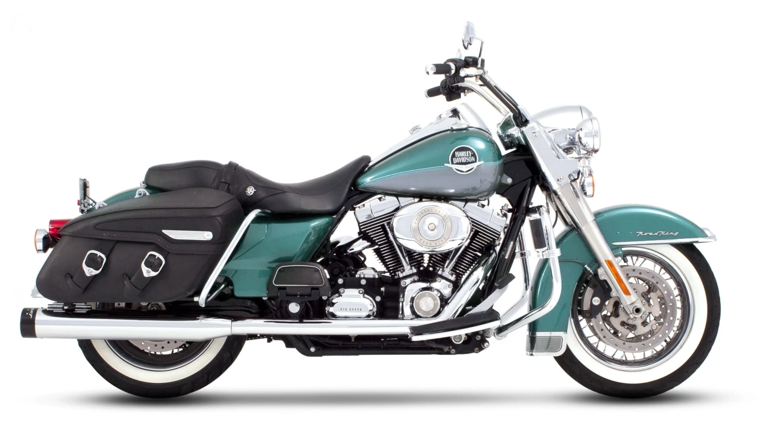 Rinehart 4" True Duals Exhaust For Harley Touring 1995-2008