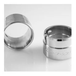 Rinehart Exhaust 2 1/2" Standard End Caps -Motorcycle Equip Shop rinehart exhaust25 standard end cap chrome