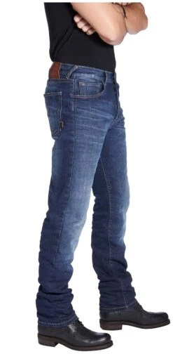 Rokker RokkerTech Straight Jeans -Motorcycle Equip Shop rokker rokker tech slim straight jeans indigo 1