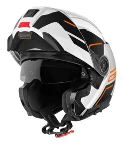 Schuberth C5 Master Helmet -Motorcycle Equip Shop schuberth c5 master helmet black white orange 1