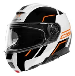 Schuberth C5 Master Helmet -Motorcycle Equip Shop schuberth c5 master helmet black white orange