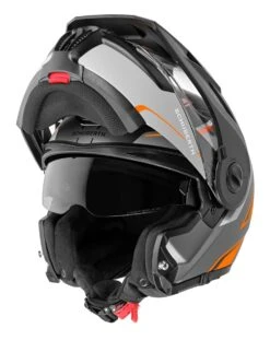 Schuberth E1 Endurance Helmet Orange / 3XL [Open Box] -Motorcycle Equip Shop schuberth e1 endurance helmet orange3 xl open box orange 2