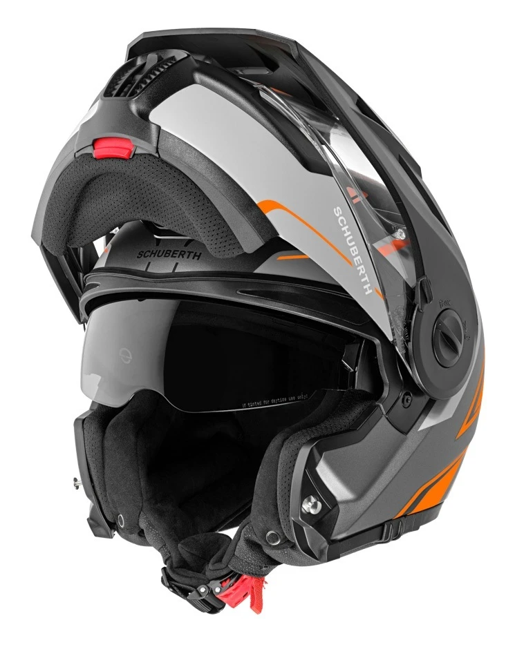 Schuberth E1 Endurance Helmet Orange / 3XL [Open Box] - Image 3