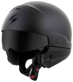 Scorpion EXO Covert Helmet -Motorcycle Equip Shop scorpion covert helmet matte black 7