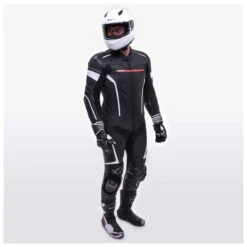 Sedici Chicane One-Piece Race Suit -Motorcycle Equip Shop sedici chicane one piece race suit black white 1