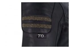 Segura Stripe Crystal Women's Jacket -Motorcycle Equip Shop segura stripe crystal womens jacket black 2