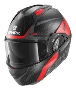 Shark EVO GT ENCKE Helmet -Motorcycle Equip Shop shark evogtencke helmet matte black red grey