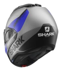 Shark EVO GT ENCKE Helmet -Motorcycle Equip Shop shark evogtencke helmet matte grey blue black 2