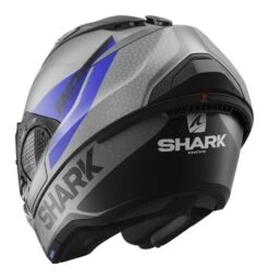 Shark EVO GT ENCKE Helmet -Motorcycle Equip Shop shark evogtencke helmet matte grey blue black 3