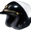 Shoei RJ Platinum-LE Hi-Rise Helmet -Motorcycle Equip Shop shoei rj platinum le hi rise helmet black white