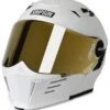 Simpson Mod Bandit Helmet White / XL [Open Box] -Motorcycle Equip Shop simpson mod bandit helmet white xl open box white