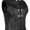 Speed And Strength Hell's Belles Women's Vest -Motorcycle Equip Shop speedand strength womens hells belles vest black