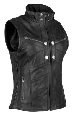 Speed And Strength Hell's Belles Women's Vest -Motorcycle Equip Shop speedand strength womens hells belles vest black 2