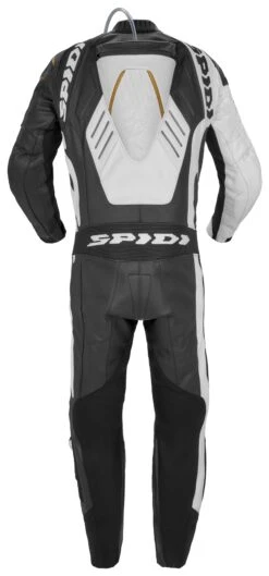 Spidi Track Wind Pro Race Suit -Motorcycle Equip Shop spidi track wind pro suit blk wht gold black gold 2