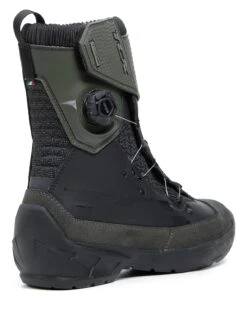 TCX Infinity 3 Mid WP Boots -Motorcycle Equip Shop tcx infinity mid wp boots black green 2