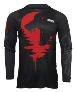 Thor Pulse Counting Sheep Jersey -Motorcycle Equip Shop thor pulse counting sheep jersey black red 2