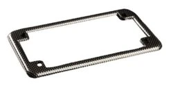 Trackside License Plate Frame -Motorcycle Equip Shop trackside license plate frame carbon fiber look