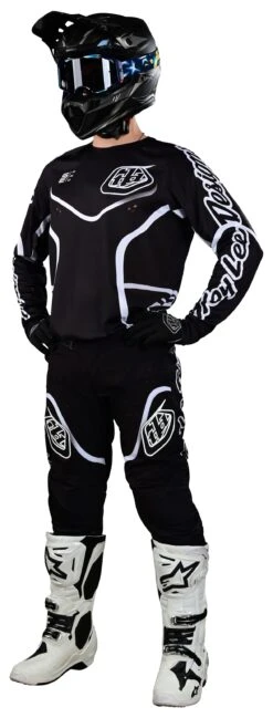 Troy Lee Designs Troy Lee SE Pro Radian Jersey -Motorcycle Equip Shop troy lee se pro radian jersey black white 2
