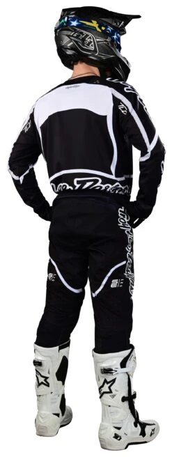 Troy Lee Designs Troy Lee SE Pro Radian Jersey -Motorcycle Equip Shop troy lee se pro radian jersey black white 3
