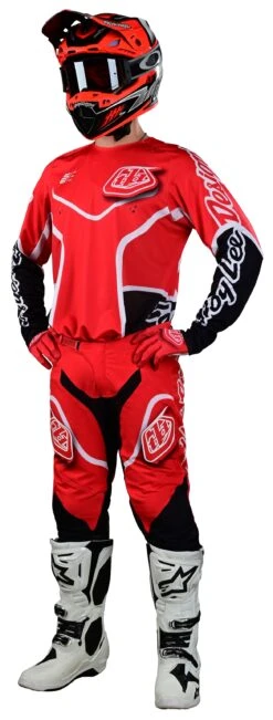 Troy Lee Designs Troy Lee SE Pro Radian Jersey -Motorcycle Equip Shop troy lee se pro radian jersey red white 2