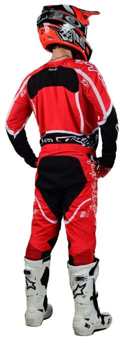 Troy Lee Designs Troy Lee SE Pro Radian Jersey -Motorcycle Equip Shop troy lee se pro radian jersey red white 3