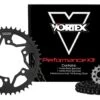 Vortex V3 WSS Chain And Sprocket Kit Kawasaki ZX6 1993-2003 Black Chain [Open Box] -Motorcycle Equip Shop vortex v3 wss chain and sprocket kit kawasaki zx619932003 black chain open box black chain
